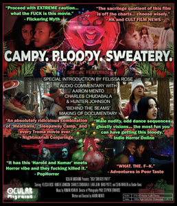 Limited Edition Ugly Sweater Party Blu Ray with Felissa Rose Sweater Patch